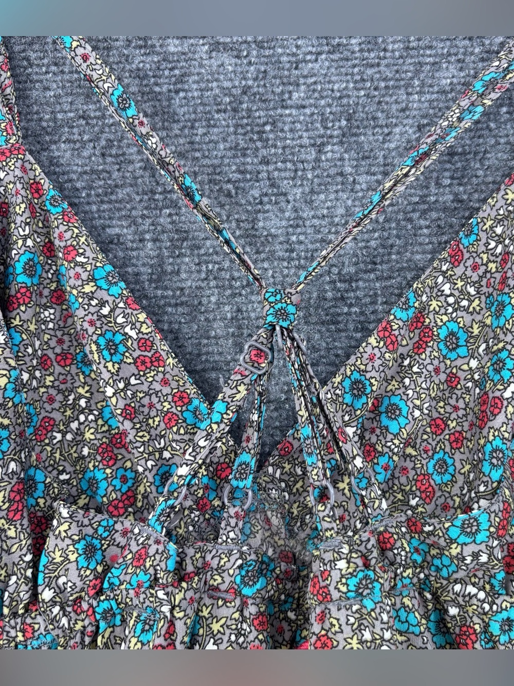 Billabong Boho Indie Feminine Floral Hi Low Maxi Dress Women’s M Resortwear - Picture 9 of 14